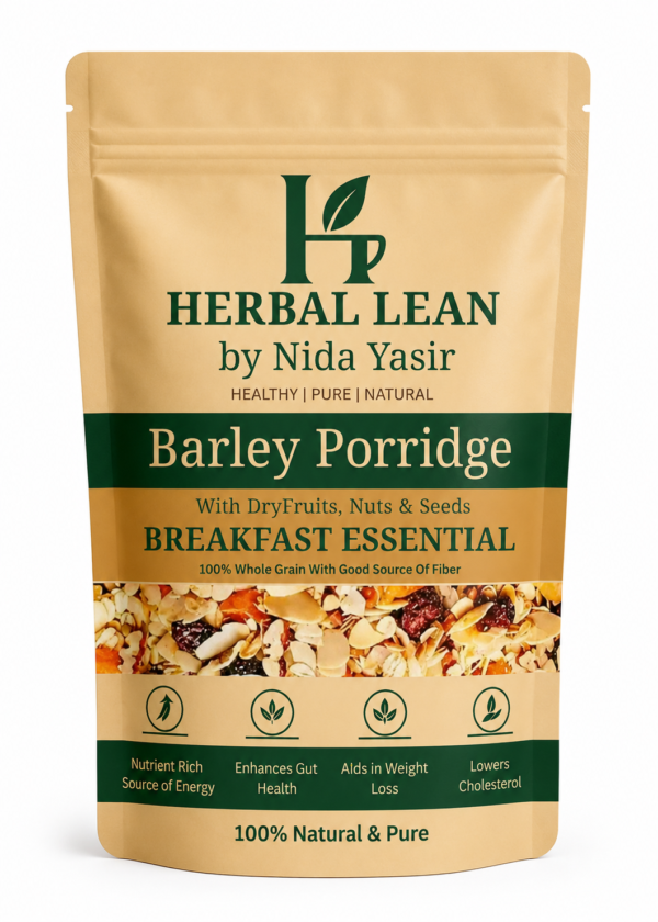Premium Roasted Barley With Nuts Seeds and Dry fruits | Healthy Breakfast Mix | High Fiber, Protein-Rich Energy & Immunity Support | 500g