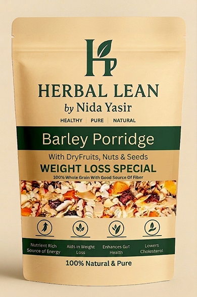 Premium Roasted Barley Porridge with Dry Fruits, Nuts & Seeds | Healthy Fiber Rich Breakfast Mix | Weight Loss & Energy Boost Oats 500 gm