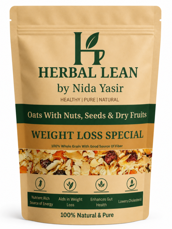 Premium Oats With Nuts Seeds & Dry Fruits | High Fiber Breakfast Mix | Weight loss Special 500 g.